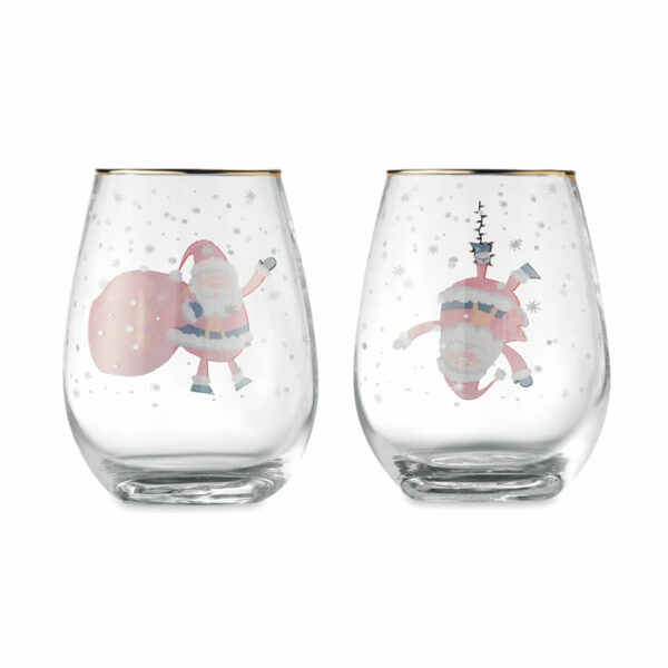 Set de 2 vasos de Navidad - NOEL