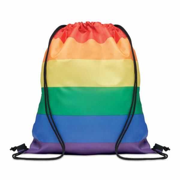 Bolsa cuerdas rainbow de RPET - BOW