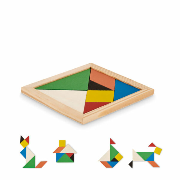 Rompecabezas Tangram de madera - TANGRAM