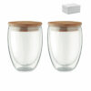 Juego 2 vasos 350 ml en caja - TIRANA SET