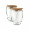 Juego 2 vasos 350 ml en caja - TIRANA SET