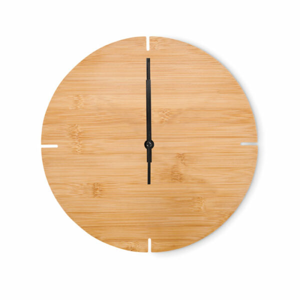 Reloj redondo pared de bambú - ESFERE