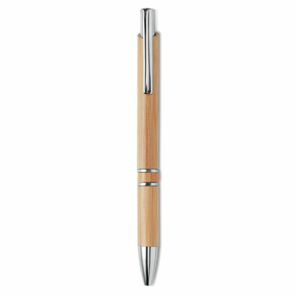 Bolígrafo pulsador bambú - BERN BAMBOO